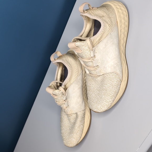 New Balance Cruz Knit and faux suede lace-up Fresh Foam shoe Size 7.5 - Picture 4 of 16